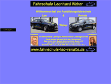 Tablet Screenshot of fahrschule-leo-renate.de